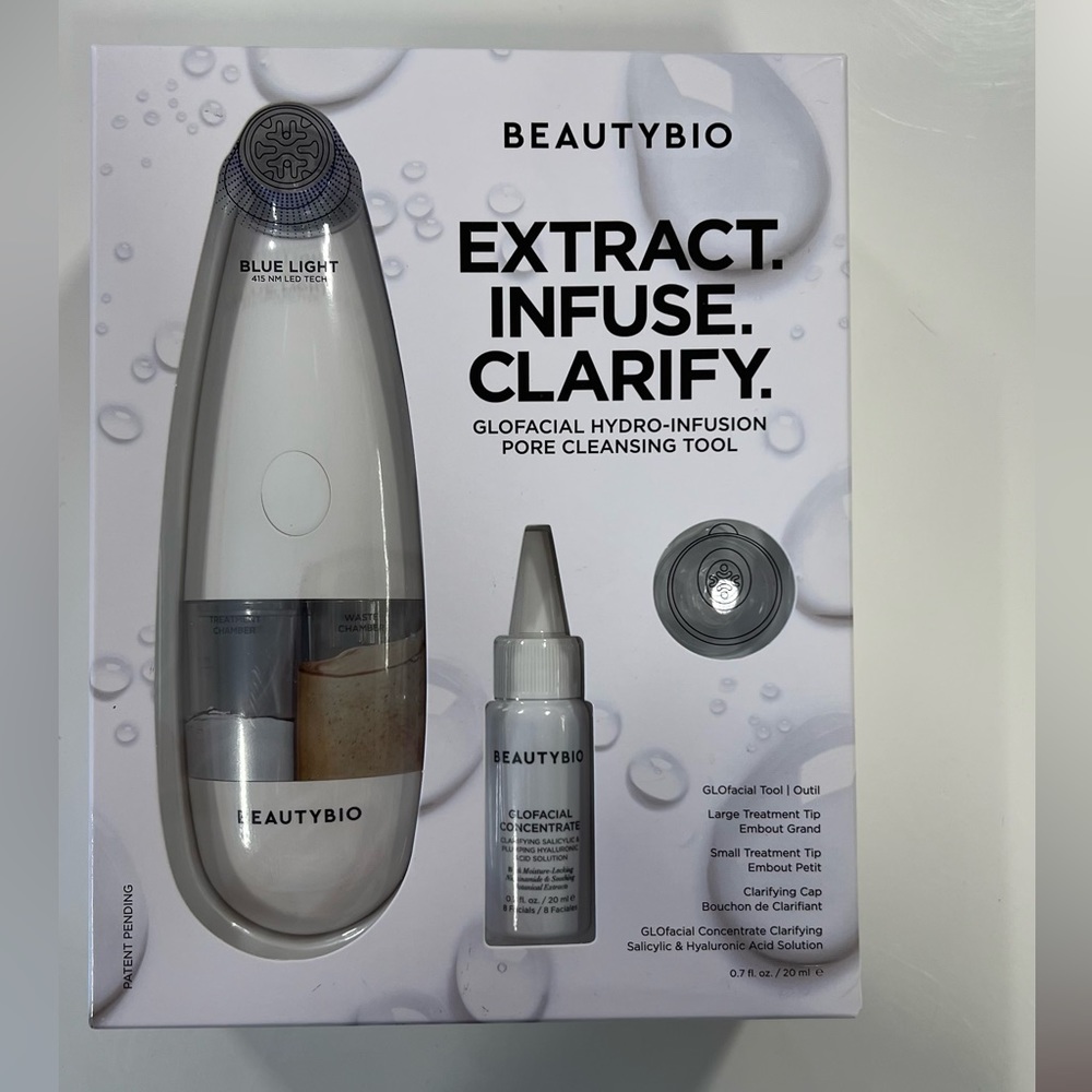 BRAND NEW GLOfacial hydration facial pore cleansing tool from BEAUTYBIO